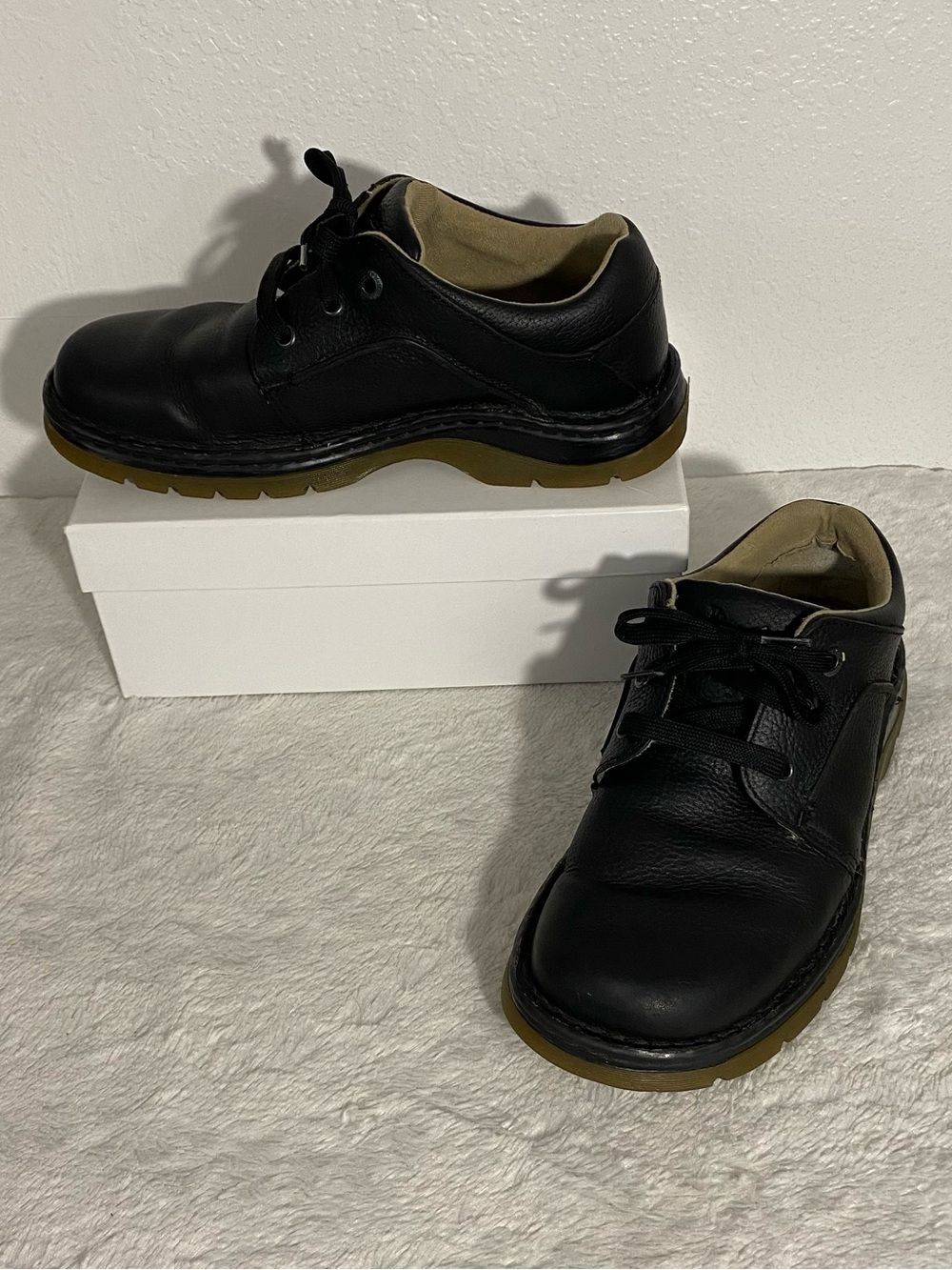 Dr Martens Black Leather Oxfords Size 9 Men’s/10 Women’s 8B75